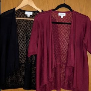 Set of 2 short-sleeved, spring sweaters